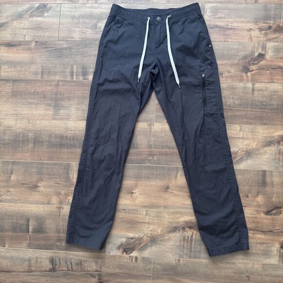 Vuori Ripstop Pants Charcoal Gray Drawstring Hiking Climbing Women’s SMALL - Picture 1 of 5